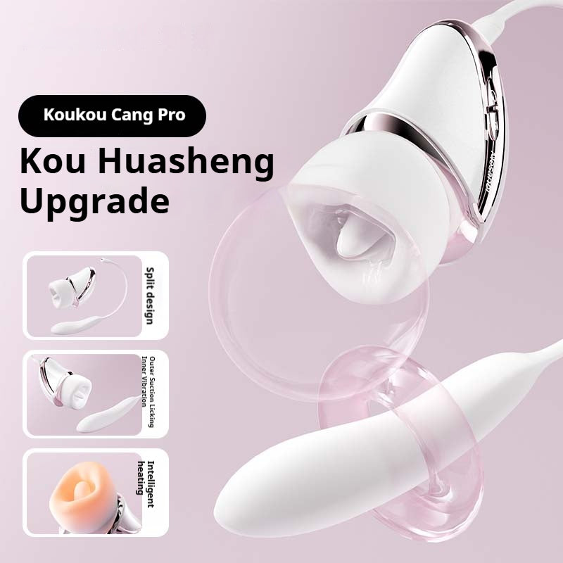 【Pink PoP】Koukouting PRO Model for Women's sucking and body bouncing eggs, multi-functional in one, tongue-like licking