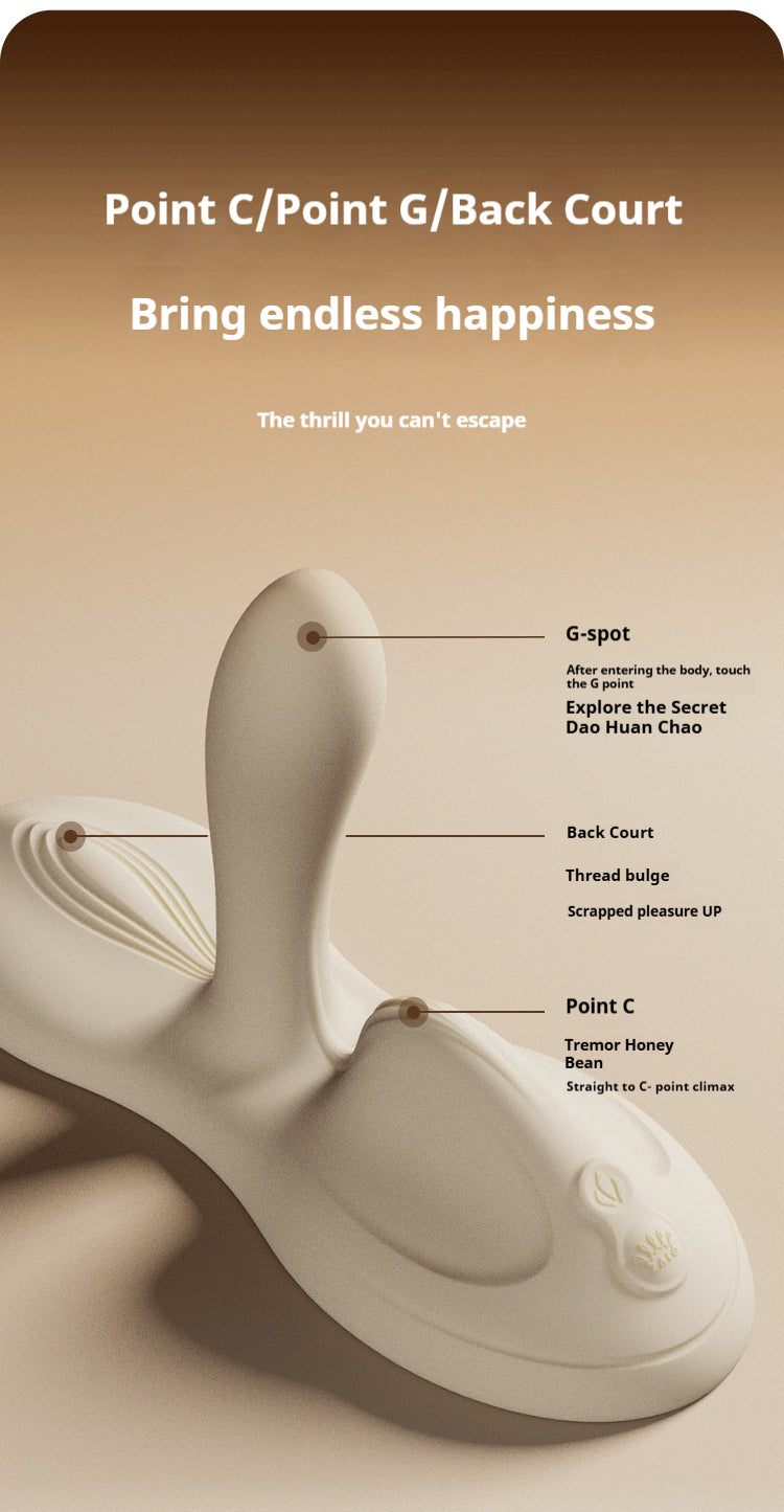 【Pink PoP】Vibrator,For Women,Egg Vibrators,Multi-Point Resonance, Cushion-Type Vibrating RodThreaded Protrusion, Firm Adhesion, 9 Motors, Automatic Heating, Multiple Color Options, IPX7 Water Resistance