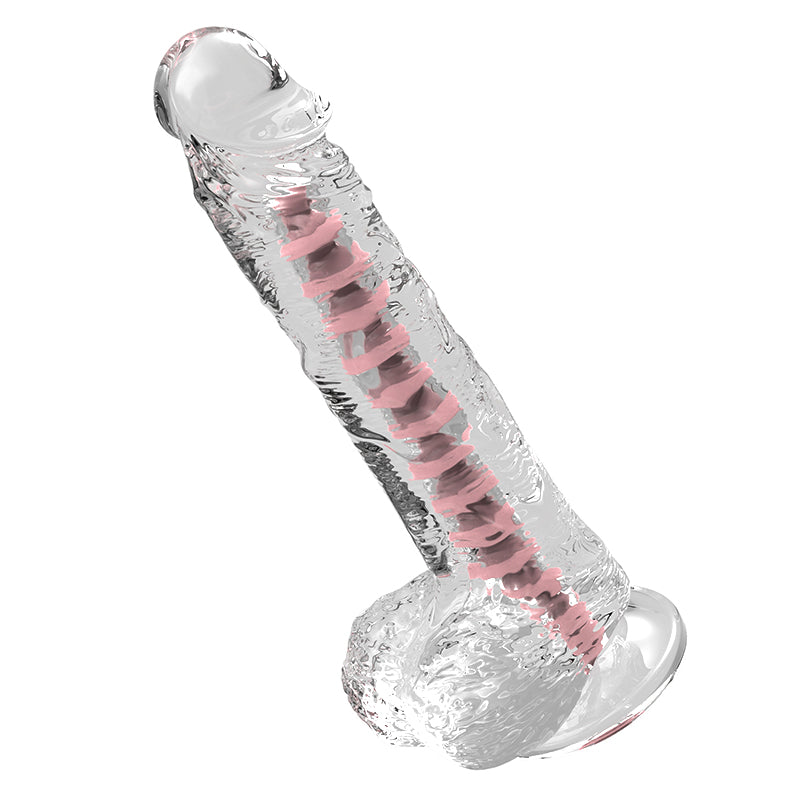 Crystal Dildo With Keel