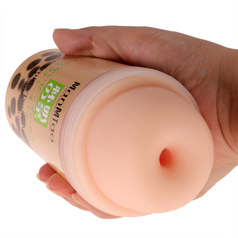 【Pink PoP】Men's manual milk tea pearl airplane cup