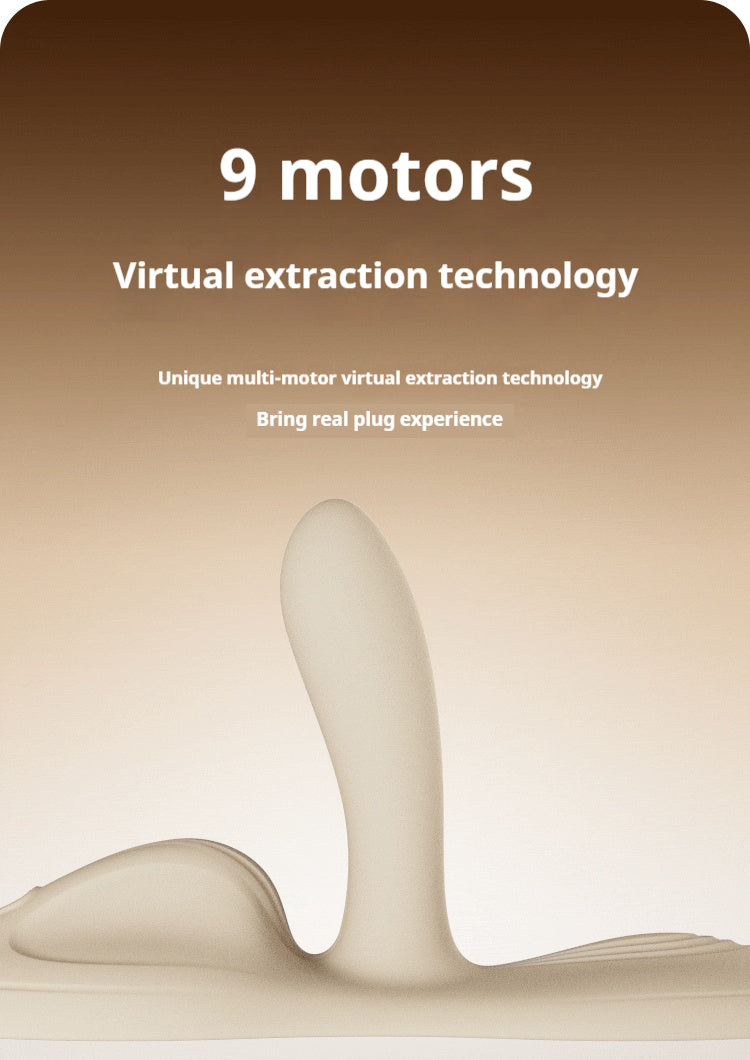 【Pink PoP】Vibrator,For Women,Egg Vibrators,Multi-Point Resonance, Cushion-Type Vibrating RodThreaded Protrusion, Firm Adhesion, 9 Motors, Automatic Heating, Multiple Color Options, IPX7 Water Resistance