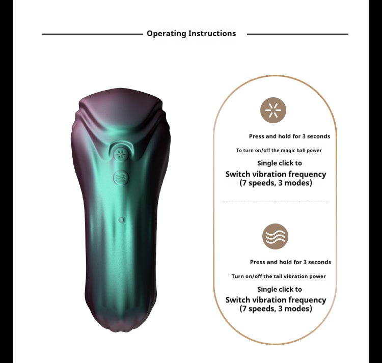 Enchanted Serpent Pulse Vibrator With Mystical Plasma Globe