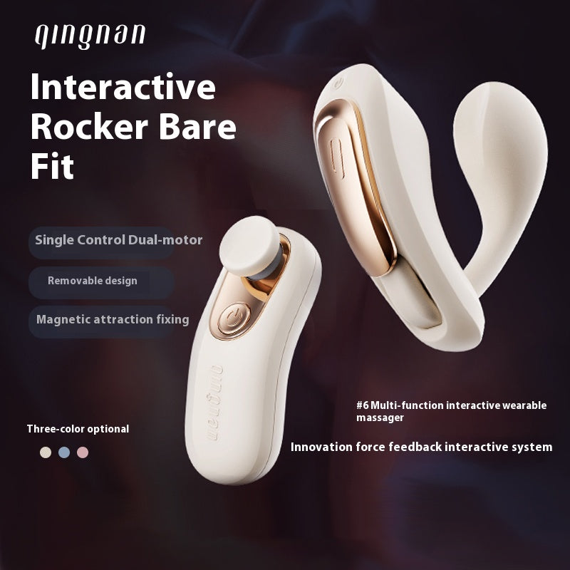 【Pink PoP】Female wearable egg-jumping strong vibration silent wireless remote control egg-jumping masturbation device