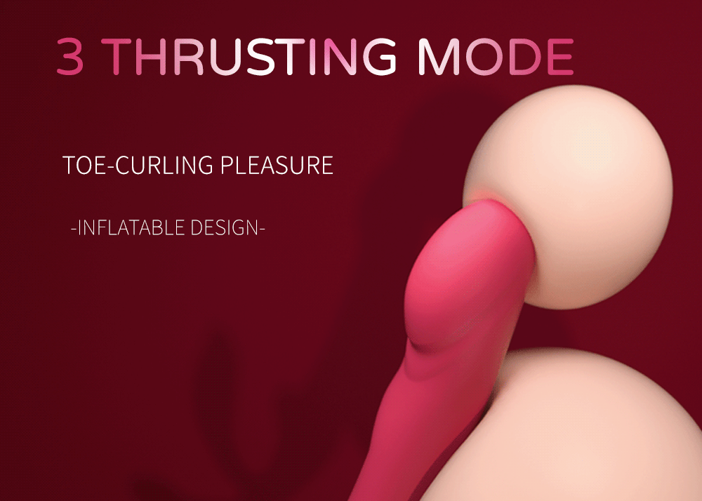 Lesbian Wireless Remote Control Telescopic Vibrator