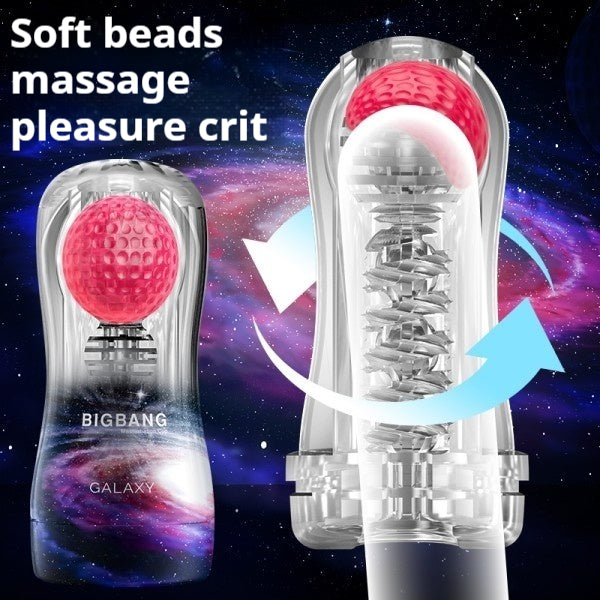 【Pink PoP】Manual Penis Training Device, For men, Manual Masturbation Device, Multiple Structures, TPE Material, Safe,Universe series, From Beginner To Advanced Styles