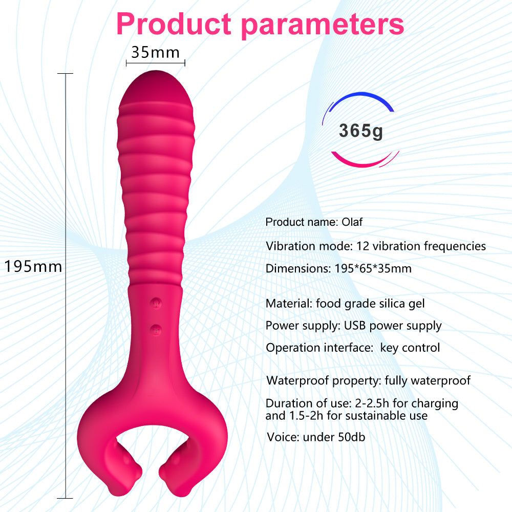 12-Frequency U-Shaped Vibrator