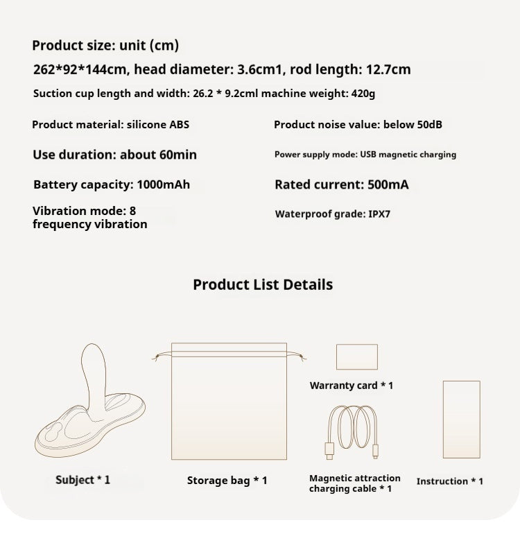 【Pink PoP】Vibrator,For Women,Egg Vibrators,Multi-Point Resonance, Cushion-Type Vibrating RodThreaded Protrusion, Firm Adhesion, 9 Motors, Automatic Heating, Multiple Color Options, IPX7 Water Resistance