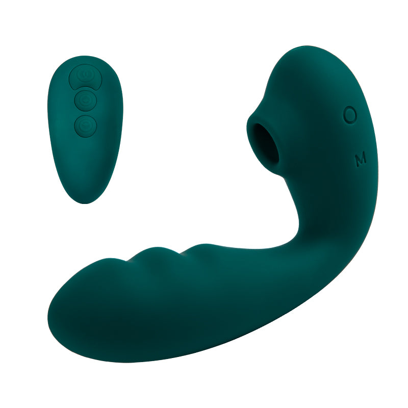 【Pink PoP】Vibrator, dual-head resonance, freely bent, wearable, in-fit, light and nude sensation, sucking, internal and external resonance, multi-speed sucking