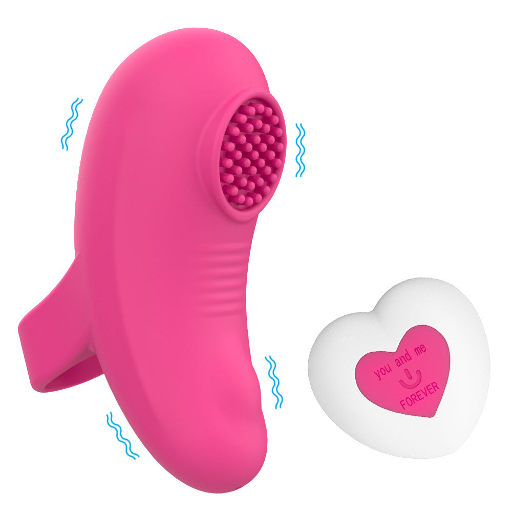 【Pink PoP】Finger Jumping egg vibrator, multi-point teasing, dual-head teasing, silent and strong vibration integrated, skin-friendly and convenient to carry