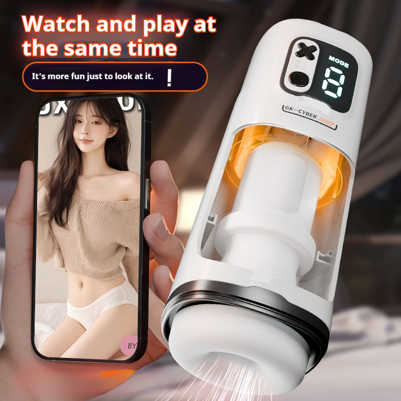 【Pink PoPo】Men Sexy Toys Cybergravity Telescopic Masturbation Cup