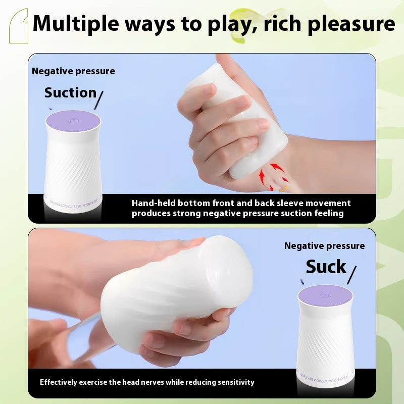 【Pink PoP】 Ki Dong Airplane Egg Tight-fitting Men's manual Airplane Cup
