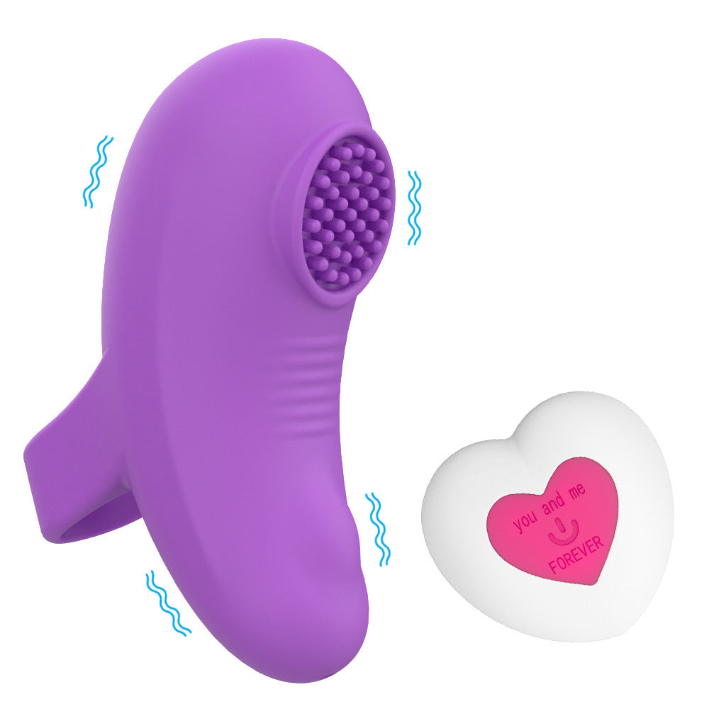 【Pink PoP】Finger Jumping egg vibrator, multi-point teasing, dual-head teasing, silent and strong vibration integrated, skin-friendly and convenient to carry