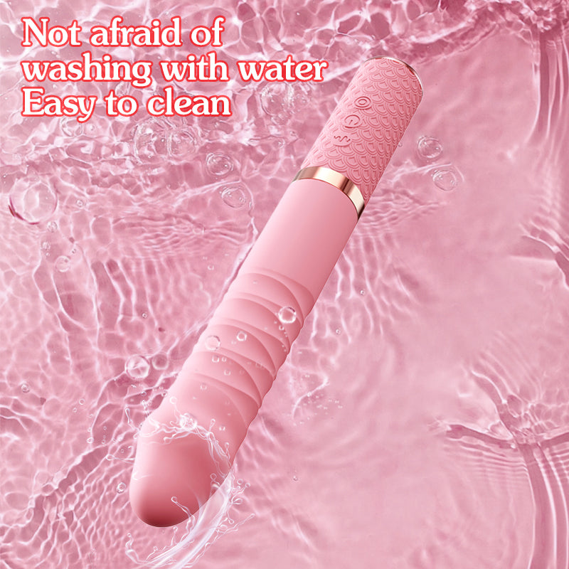 【Pink PoP】Female heating telescopic cannon vibration bar AV stick