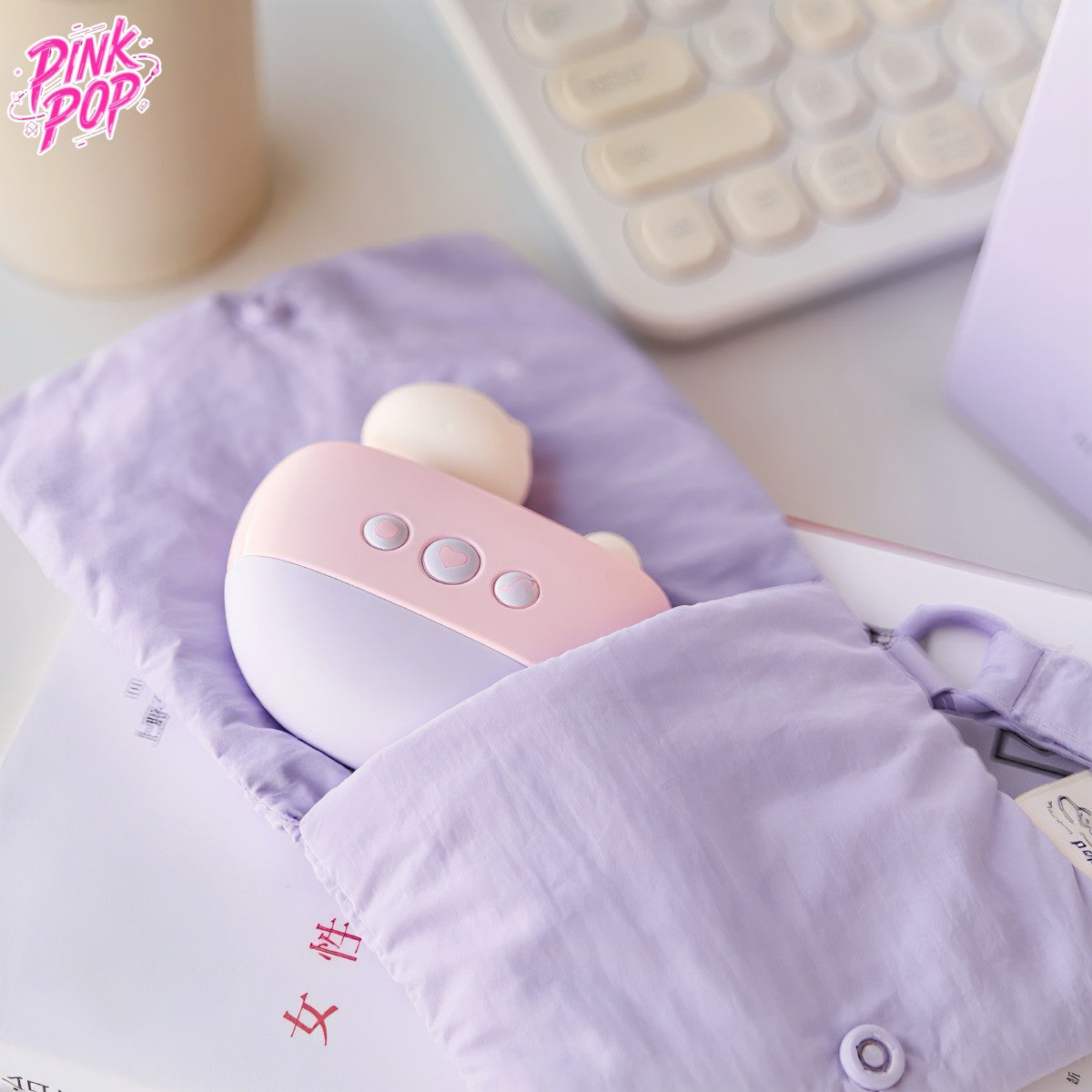 【Pink PoP】POPOCAT Cat APP version Sucking Massager