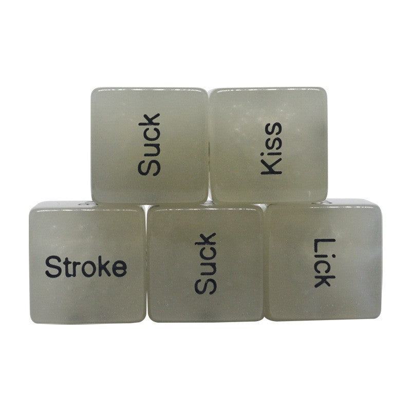 Erotic Luminous Dice (6 sets)
