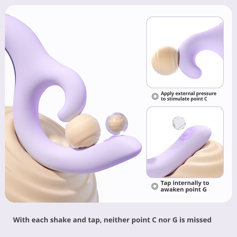 【Pink PoPo】Women Sexy Toys Excitation large G Bar Patting Entering The Body Vibration