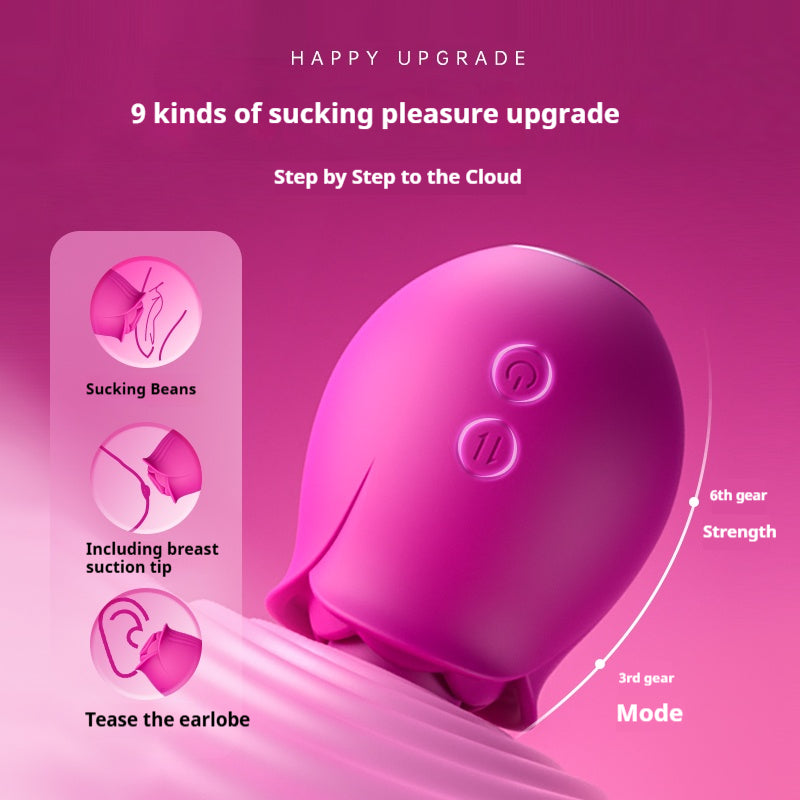【Pink PoP】Vibrators,9 Vibrating,Hidden Appearance, Travel Friendly, Air Pulse, Vacuum Negative Pressure
