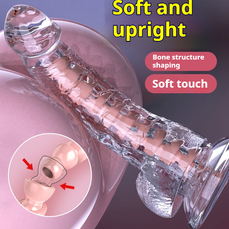 Crystal Dildo With Keel