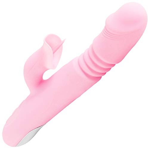 【Pink PoP】Dual experience tongue lifting, retractable tongue licking, female fairy wand, heated multifunctional vibrator