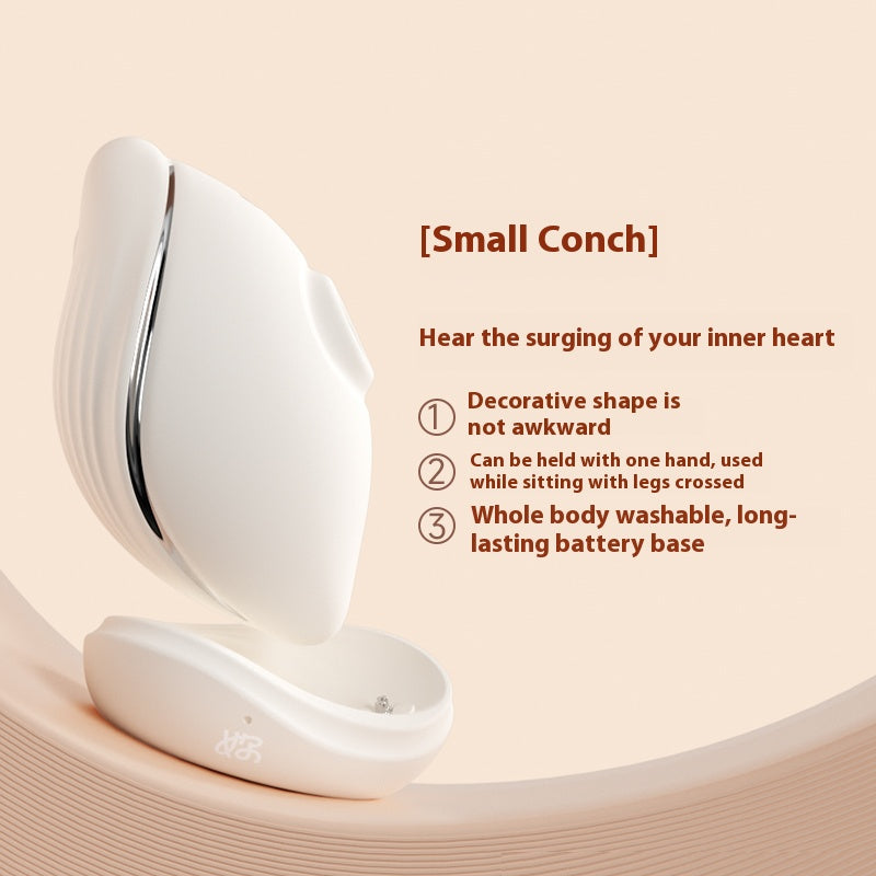 【Pink PoP】Little White Snail Female Sucking Vibration Massager