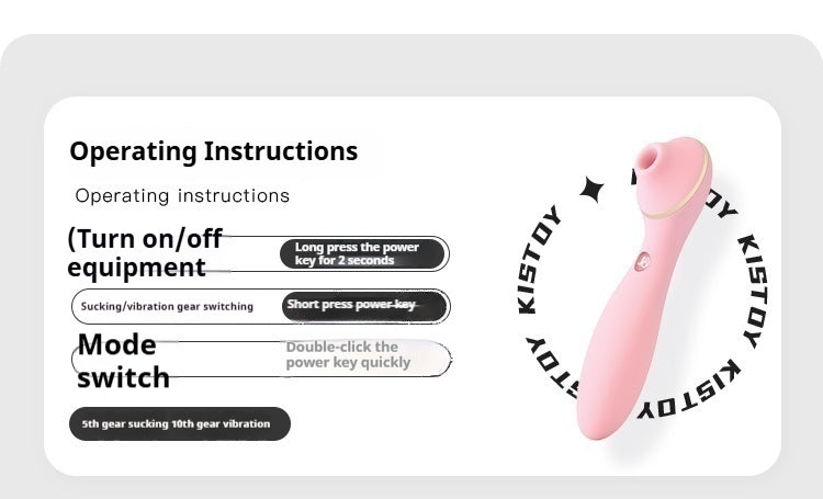 【Pink PoP】Polly PLUS Sucking vibration, c point sucking, continuous heating, 10 vibration levels, small and cute