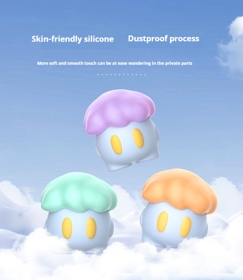 Cloud Shape Atmosphere Light Sucking Vibrator