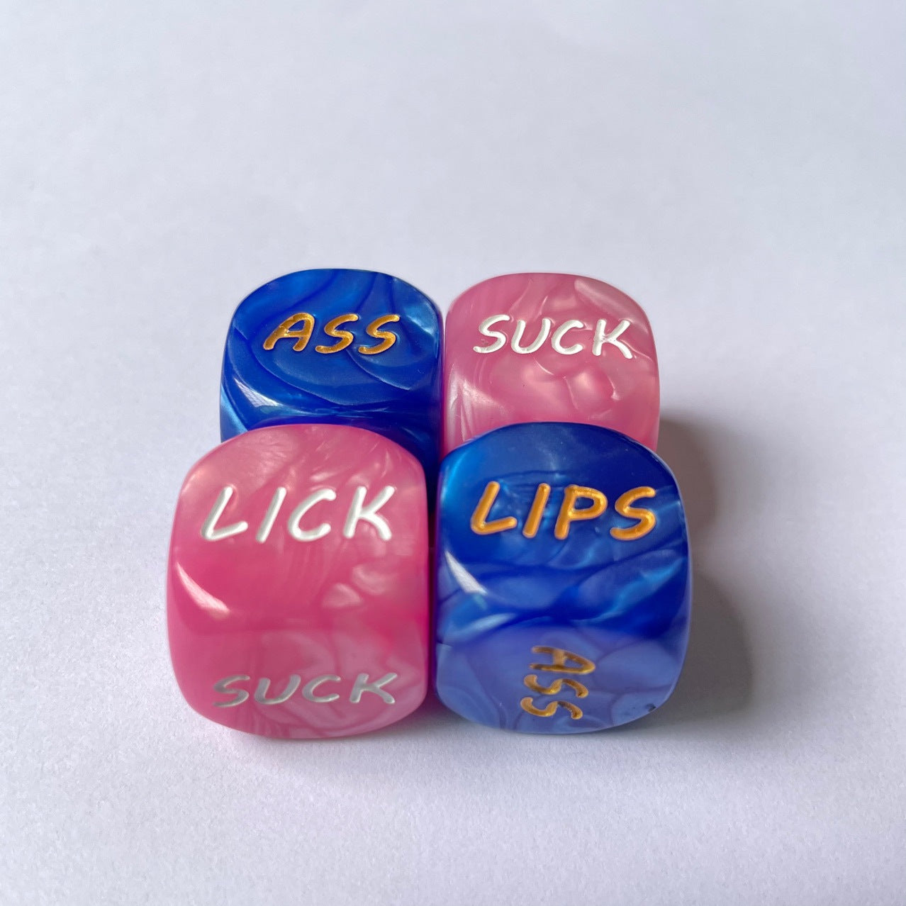 Adult Pearl Pattern Dice(2 sets)