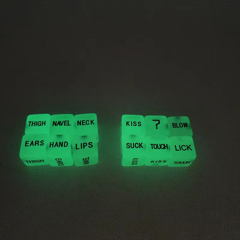 Erotic Luminous Dice (6 sets)