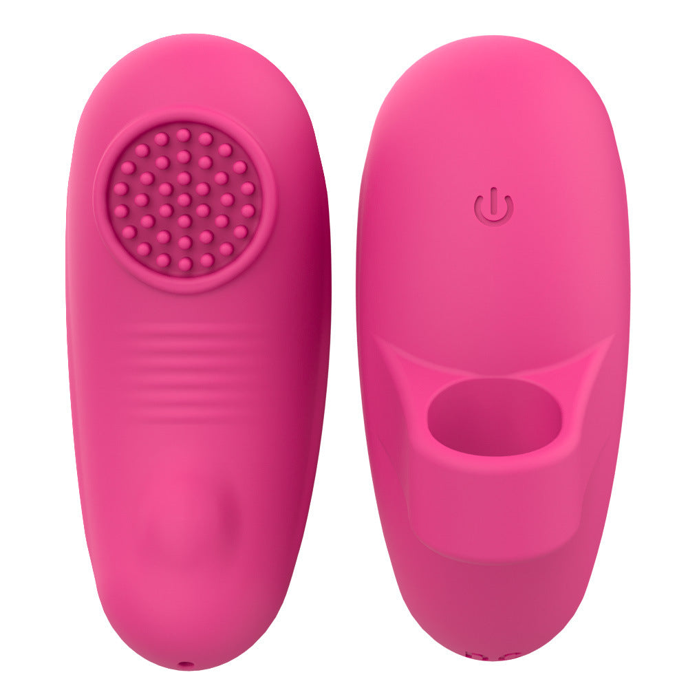 【Pink PoP】Finger Jumping egg vibrator, multi-point teasing, dual-head teasing, silent and strong vibration integrated, skin-friendly and convenient to carry