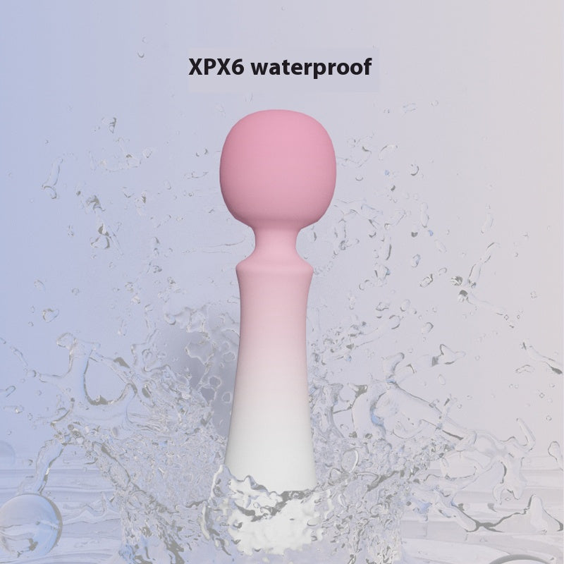 【Pink PoP】Women's vibration, compact and portable, cute and girlish, 360-degree rotatable, enlarged stick head