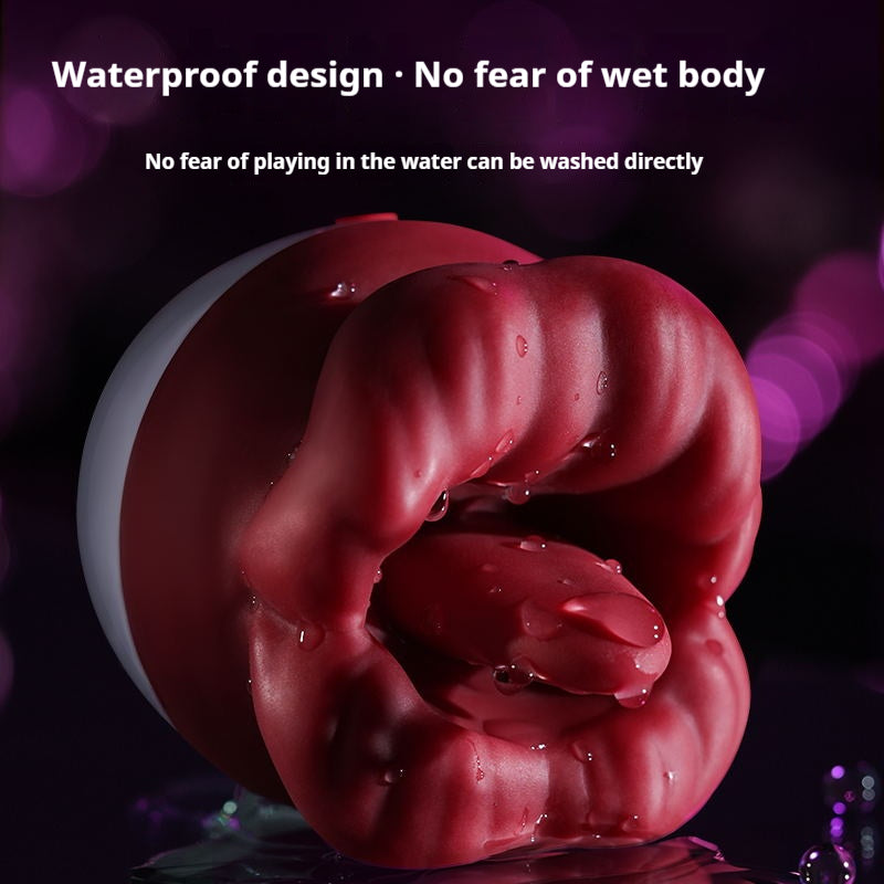 【Pink PoP】Vibrators,Imitation Tongue Shape, Waterproof All Over The Body, Strong Licking Vibration, Soft And Skin Friendly