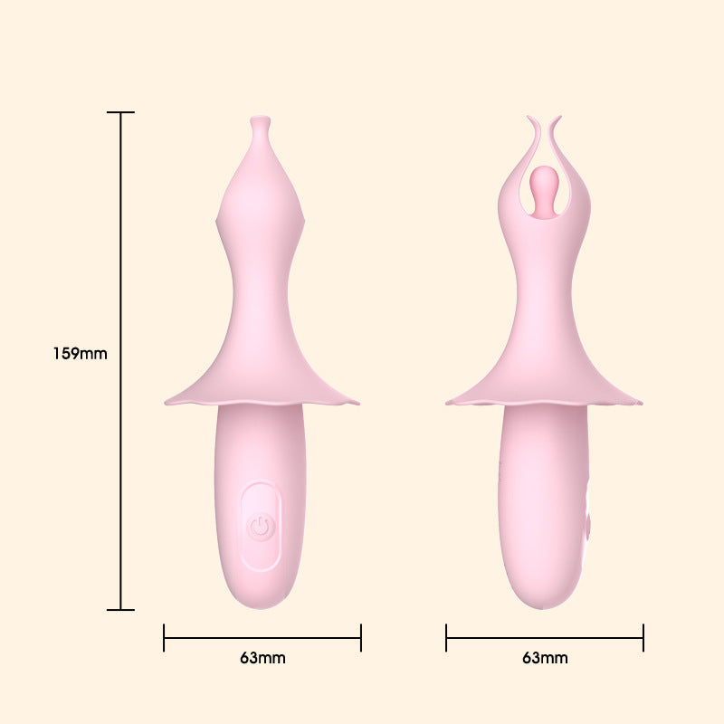 【Pink PoP】Teasing series soft G-spot vibrator for clitoral stimulation
