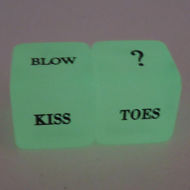 Erotic Luminous Dice (6 sets)