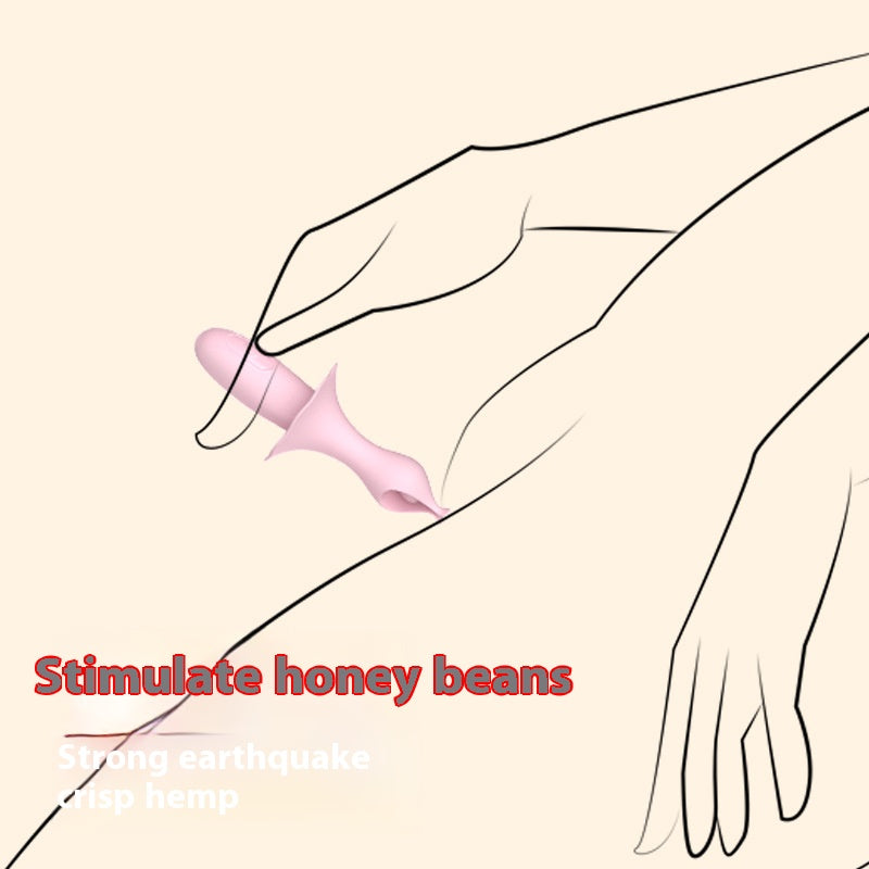 【Pink PoP】Teasing series soft G-spot vibrator for clitoral stimulation