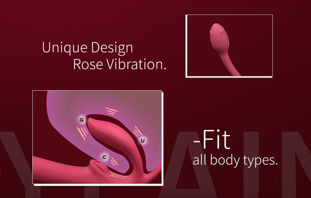 Lesbian Wireless Remote Control Telescopic Vibrator