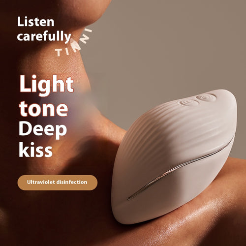 【Pink PoP】Little White Snail Female Sucking Vibration Massager