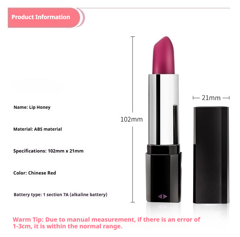 【Pink PoP】The lipstick-style sucking vibration stick is small and concealed with six-frequency vibration