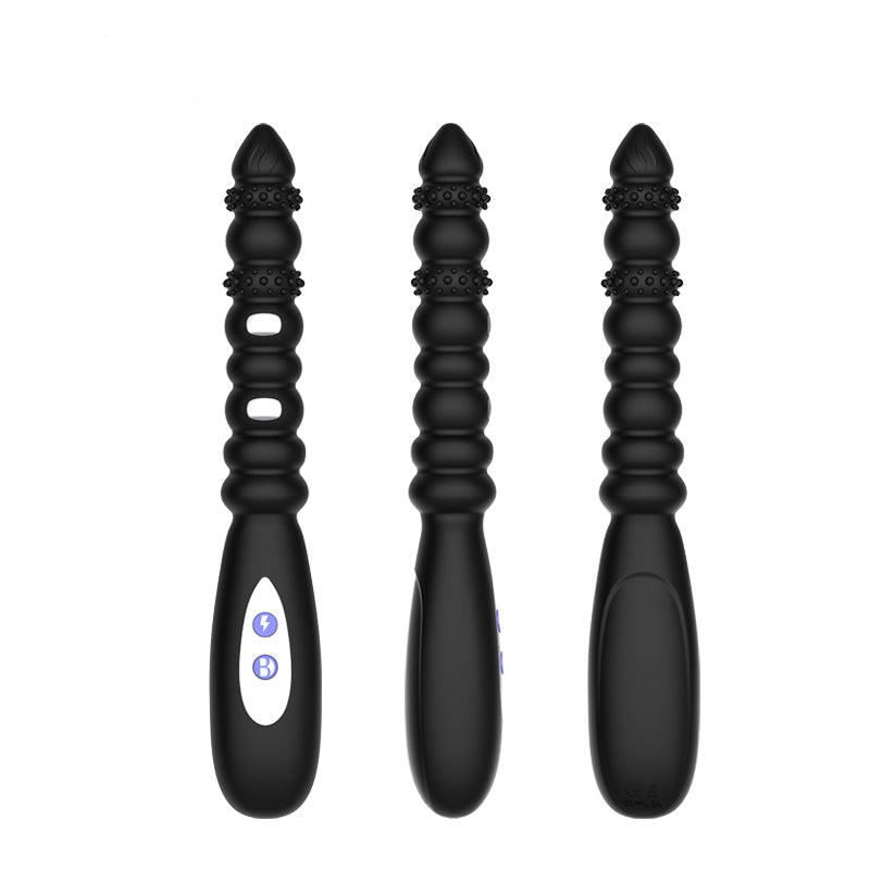 【Pink PoP】Women's vibration stick, flexible and easy to bend, advanced beaded stringing model