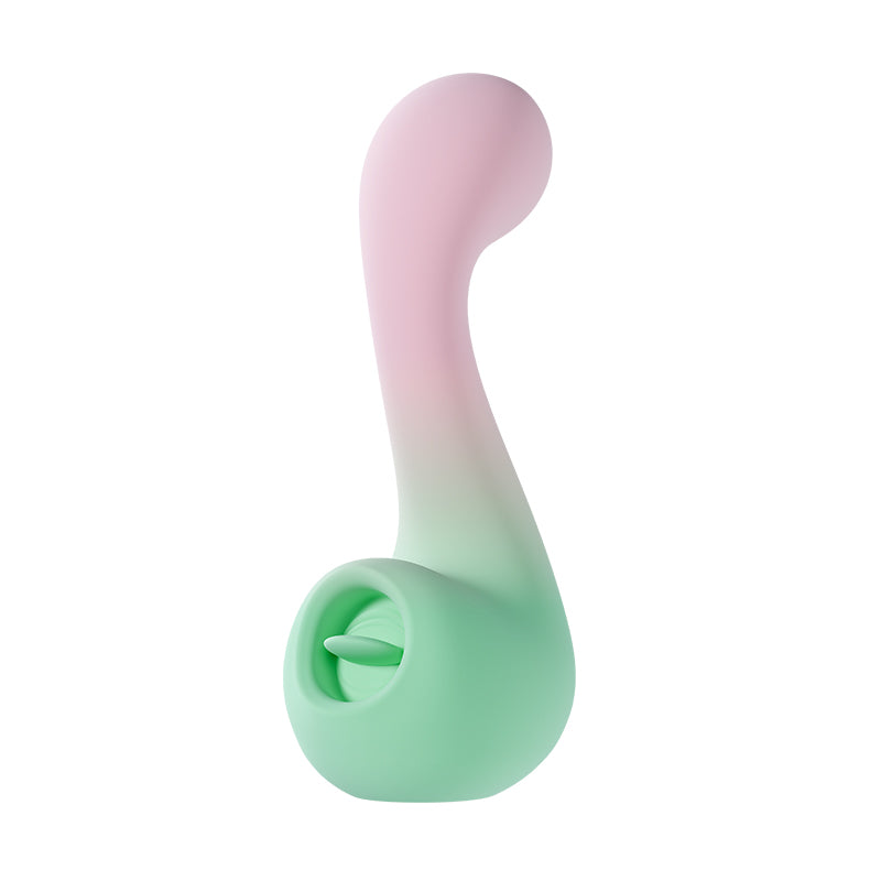 【Pink PoP】Vibration, for women, tongue licking, body-penetrating, Z-shaped elbow, high frequency