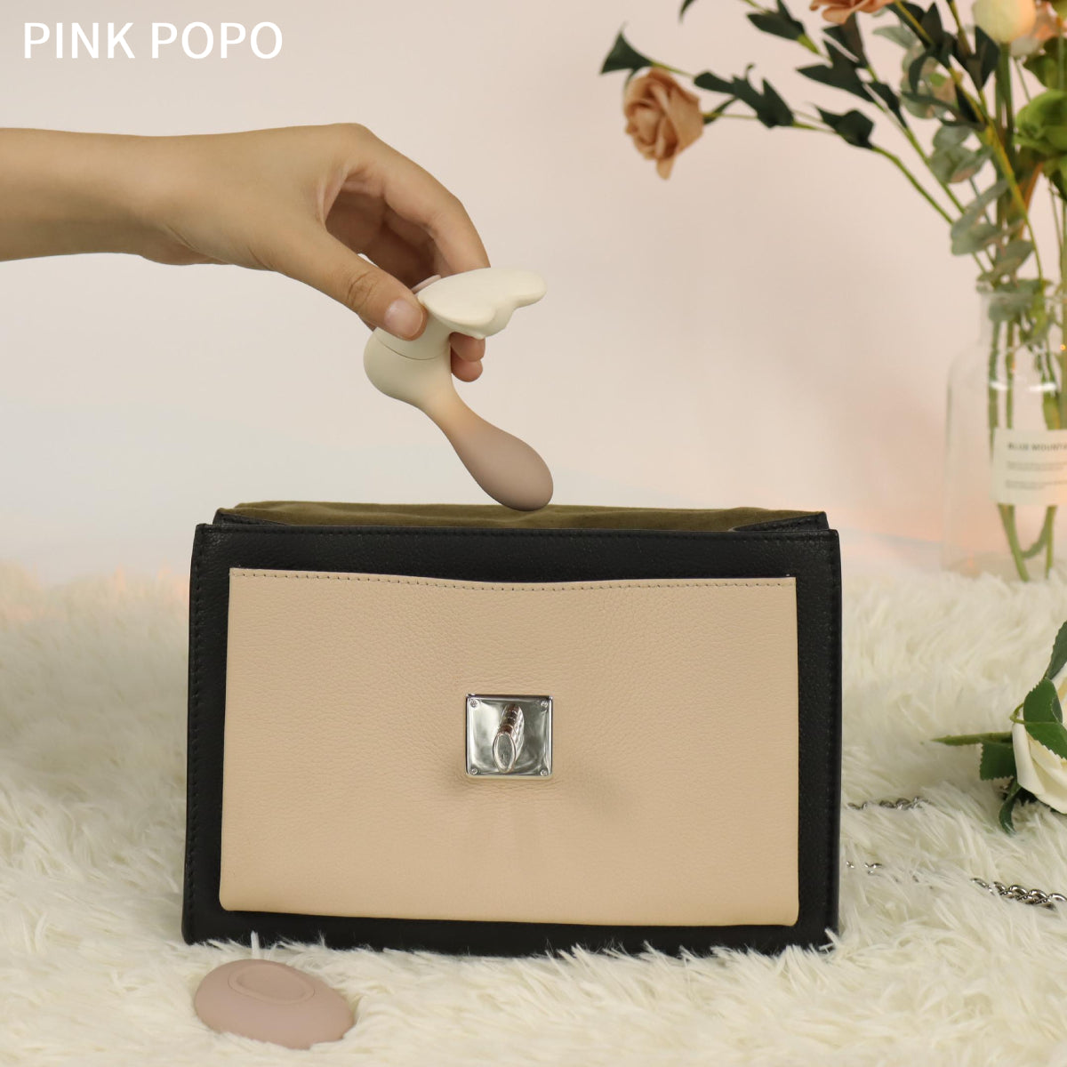 【Pink PoP】Women's wearable egg-jumping magnetic attachment can be remotely controlled to be worn outside