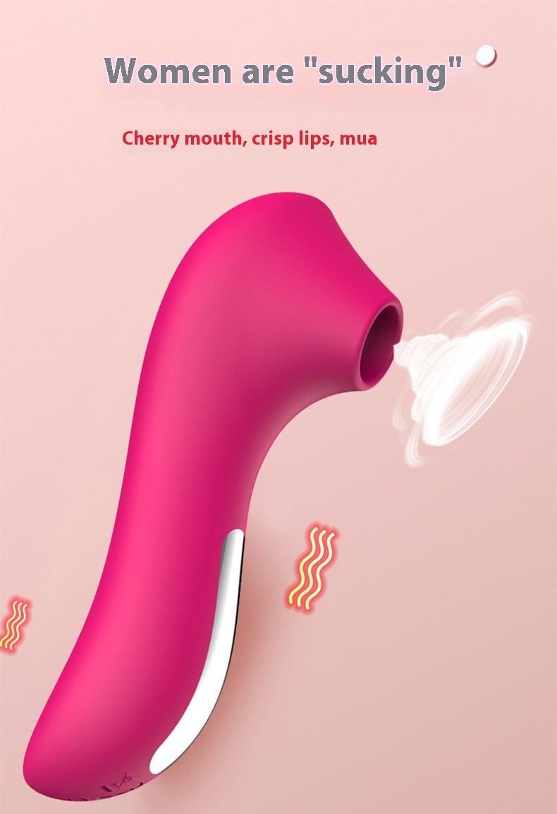 【Pink PoP】Vibrator,For Women,10 Speeds,Multi-Functional In One, Multi-Frequency Suction, USB Charging, Life-Grade Waterproof, Soft Silicone