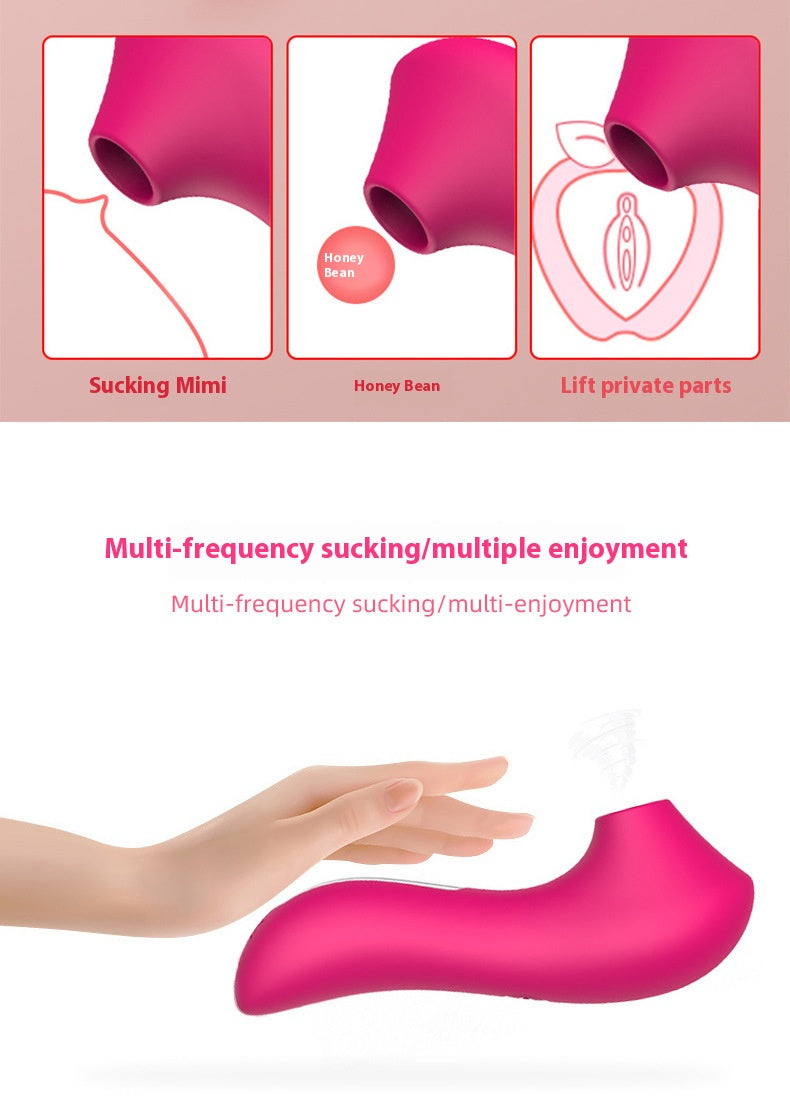 【Pink PoP】Vibrator,For Women,10 Speeds,Multi-Functional In One, Multi-Frequency Suction, USB Charging, Life-Grade Waterproof, Soft Silicone