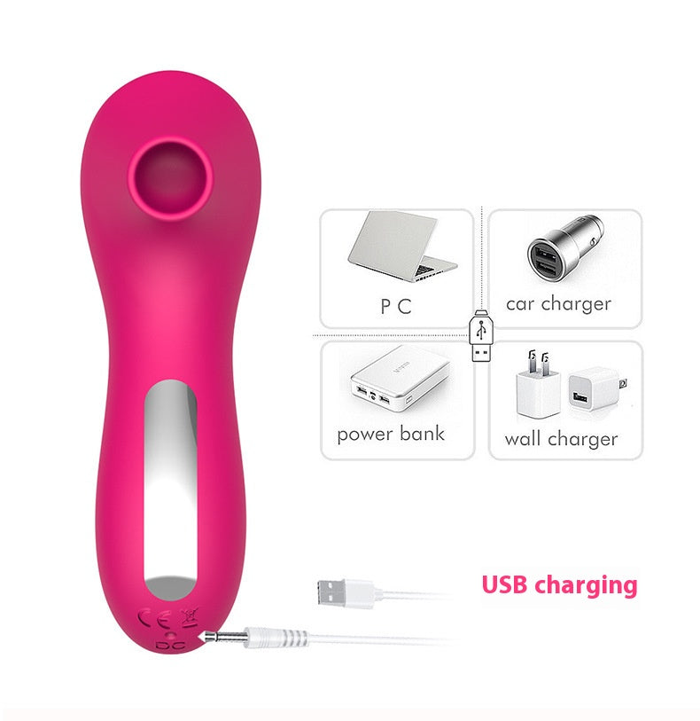 【Pink PoP】Vibrator,For Women,10 Speeds,Multi-Functional In One, Multi-Frequency Suction, USB Charging, Life-Grade Waterproof, Soft Silicone