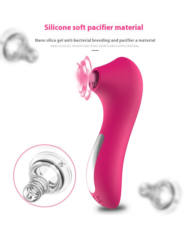 【Pink PoP】Vibrator,For Women,10 Speeds,Multi-Functional In One, Multi-Frequency Suction, USB Charging, Life-Grade Waterproof, Soft Silicone