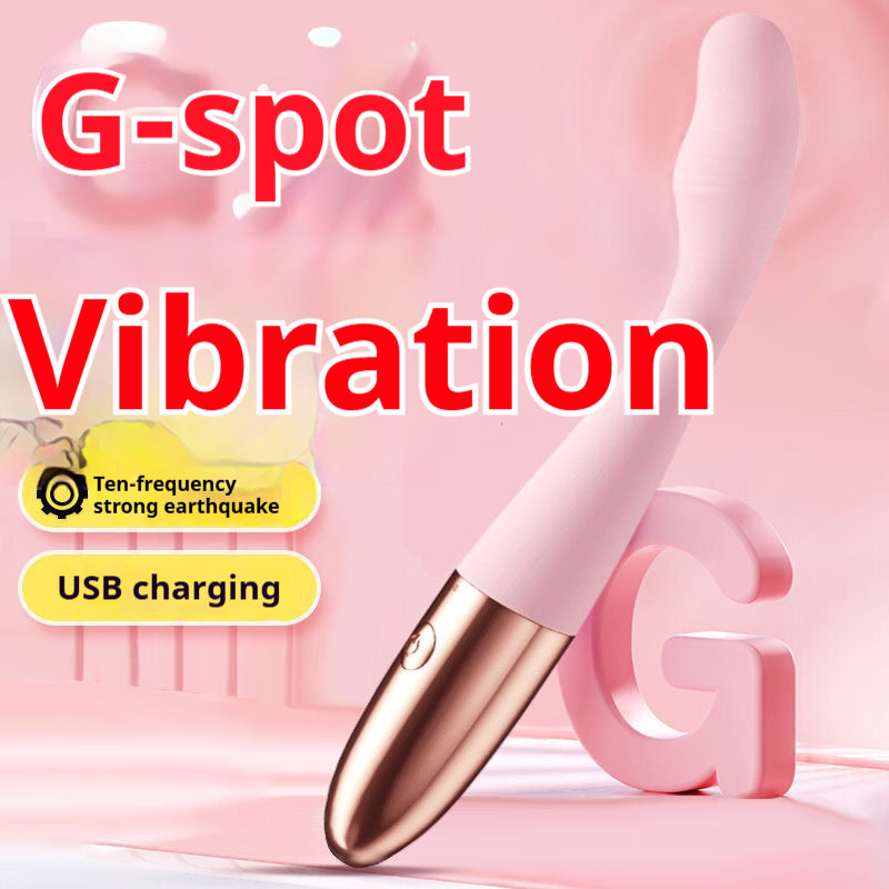 【Pink PoPo】Women sexy toys golden finger vibration