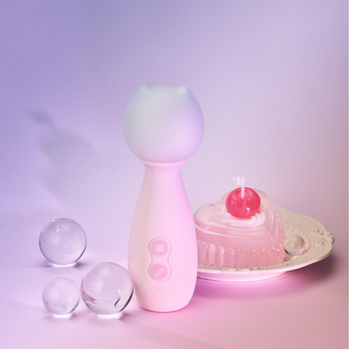 【Pink PoP】Cat Hammer Women's vibration rod with 10 vibration modes