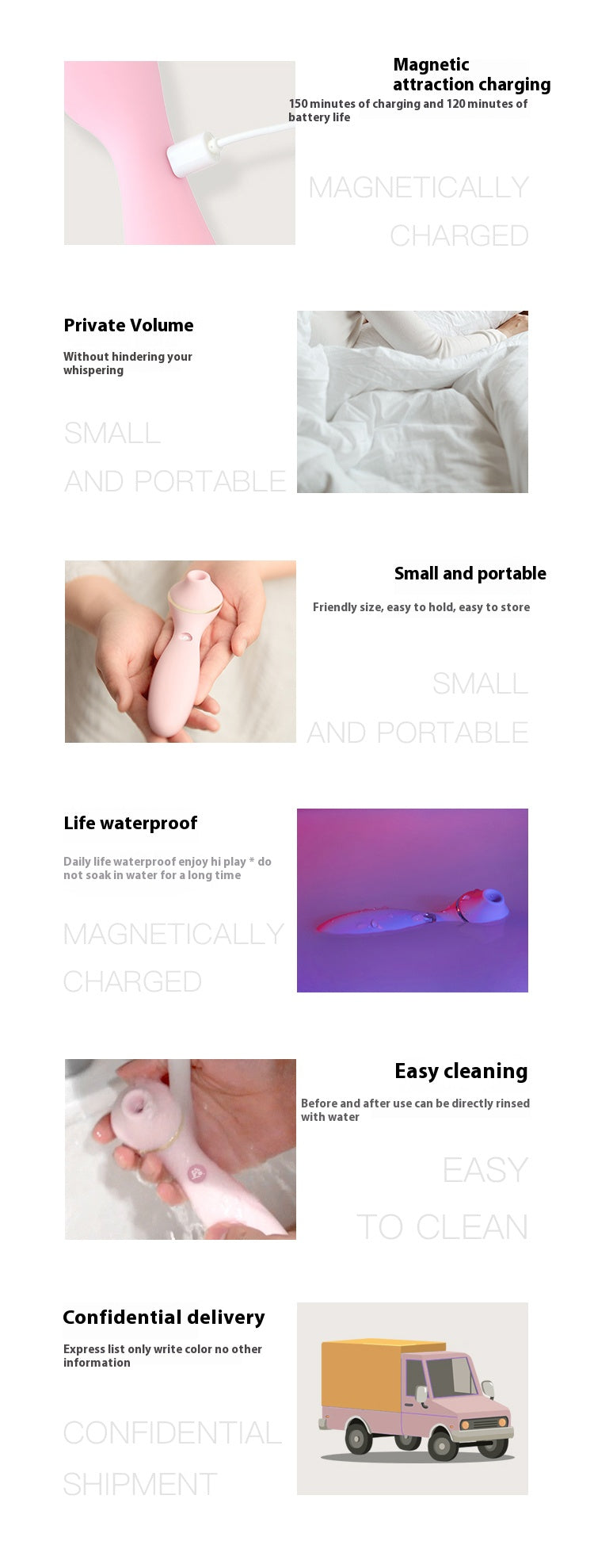 【Pink PoP】Polly PLUS Sucking vibration, c point sucking, continuous heating, 10 vibration levels, small and cute