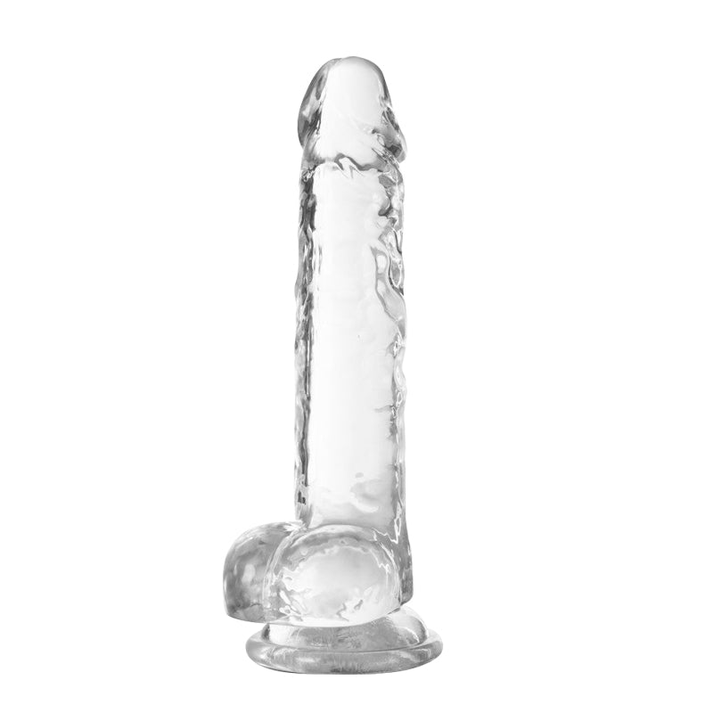 【Pink PoP】Peropus Manual transparent Penis Female Masturbation dummy penis