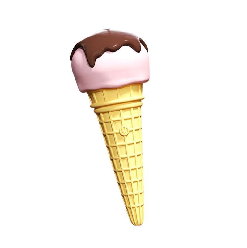 【Pink PoP】AV massage vibration stick for women with bass shock conceals ice cream style