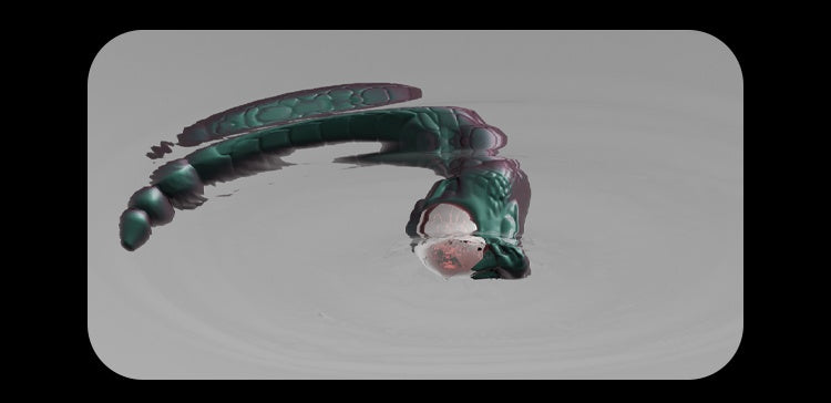 Rattlesnake Vein Vibrator with Mysterious Plasma Balls